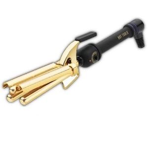 Vidal Sassoon VS184 Gold Series 3 Barrel 5/8” Hair Waver Curling Iron Crimp Wave